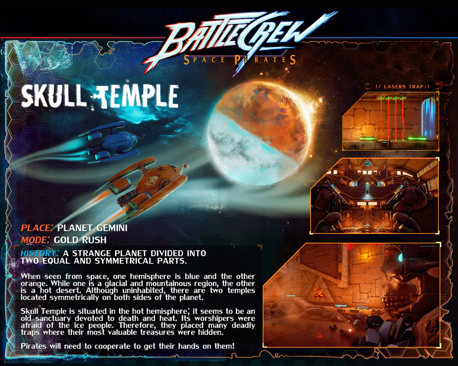 MAP: Skull Temple - BATTLECREW Space Pirates